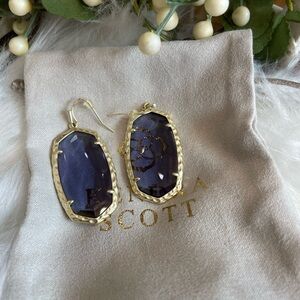 Kendra Scott Purple Earrings